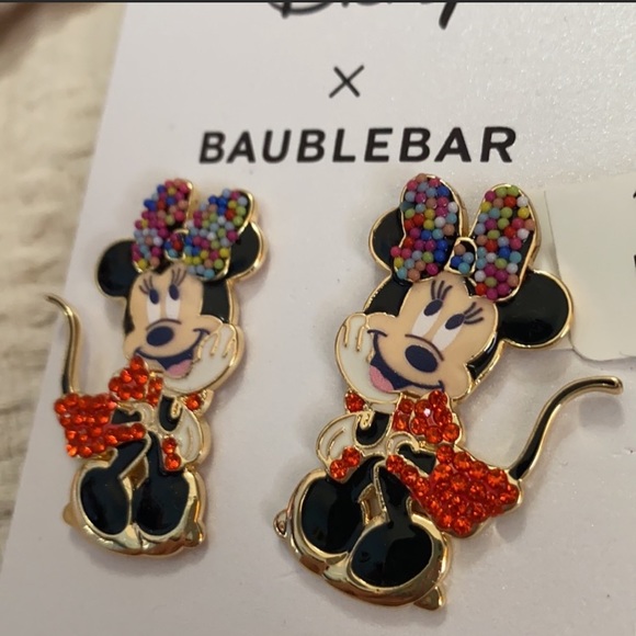 Disney x BaubleBar Minnie Mouse Pierced Earrings
